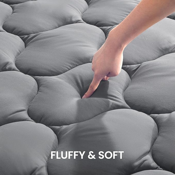 SLEEP ZONE Cooling Mattress Topper California King, Fit Up to 21 Inch, Soft - Image 2