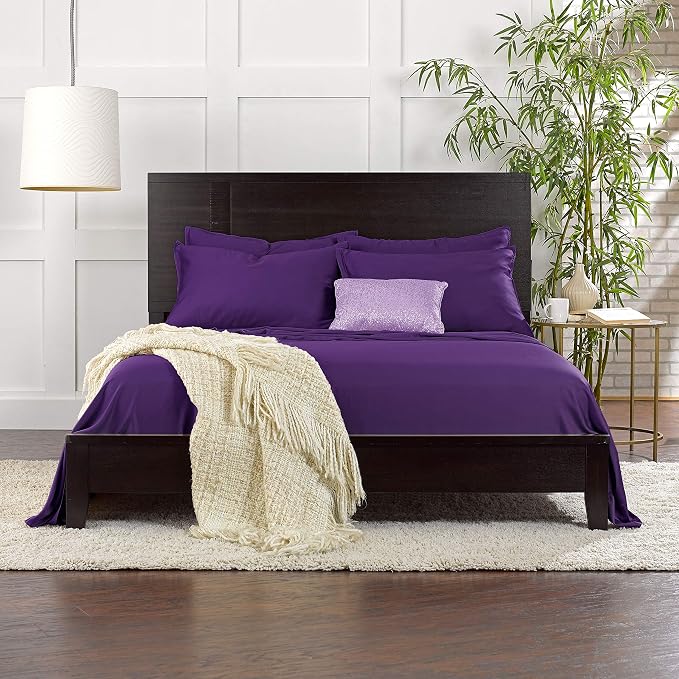 Queen Pillowcases by Pure Bamboo, Genuine 100% Organic Viscose Derived from - Image 7