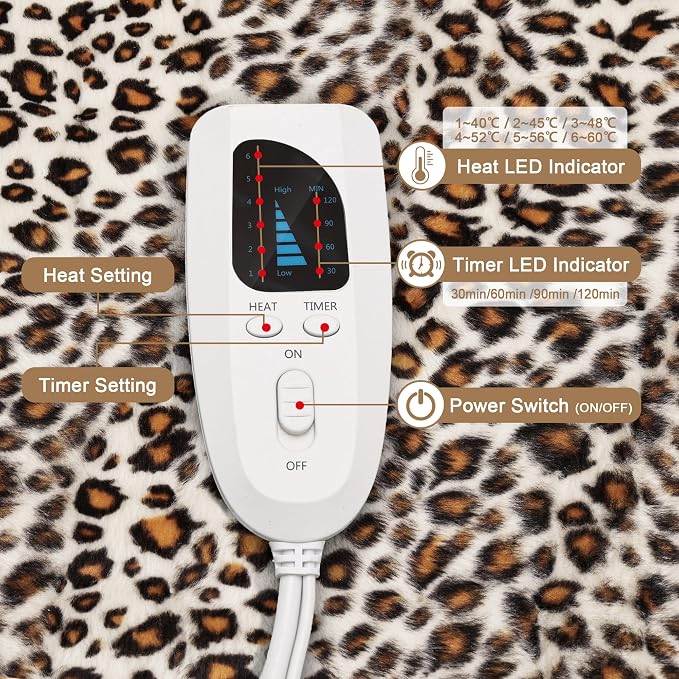 Deepsoon Heating Pad, Electric Heating Pads - Image 7