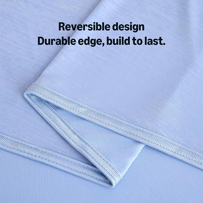 Amazon Basics Cooling Blanket for Hot Sleepers, Reversible Lightweight Thin - Image 4