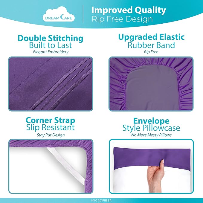 DREAMCARE California King Sheet Sets - Image 6