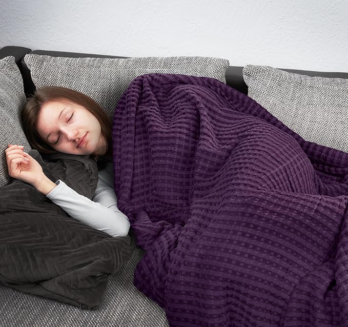Utopia Bedding 100% Cotton Waffle Weave Blanket King Size - Image 7