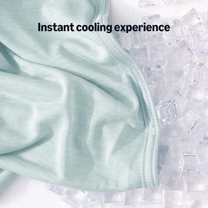 Amazon Basics Cooling Blanket for Hot Sleepers, Reversible Lightweight Thin - Image 3