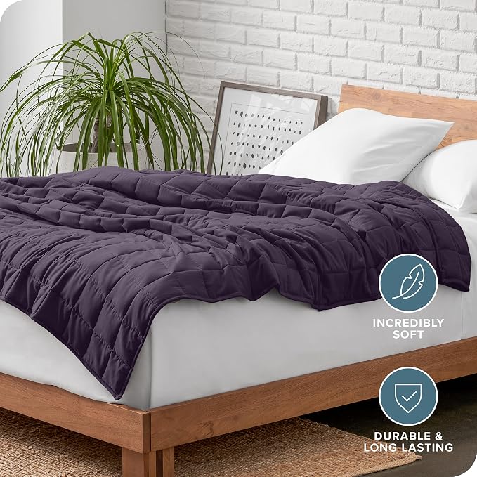 Bare Home Weighted Blanket Queen Size 22lb - Image 5