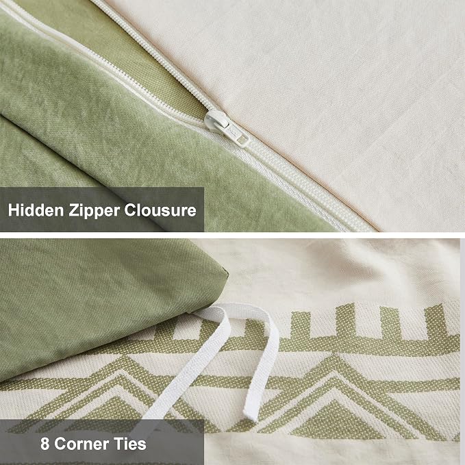 Oli Anderson Boho Duvet Cover Set King Size, Durable and Super Soft Duvet Covers - Image 4