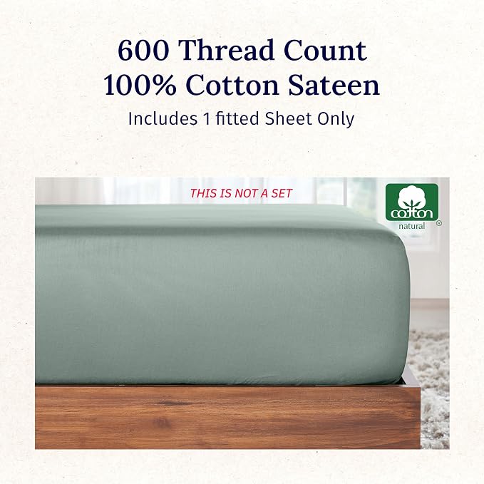 California Design Den King Fitted Sheet Only - Image 4
