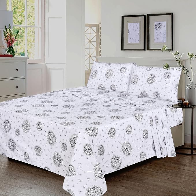 RUVANTI 100% Cotton Sheets – Split King Size Percale Bedding, Cooling & - Image 2