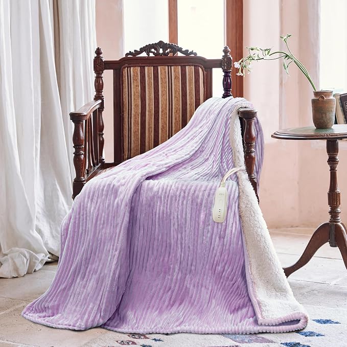 Texciting Heated Blanket Electric Blanket Throw 50”X60”-Heating Throw - Image 2