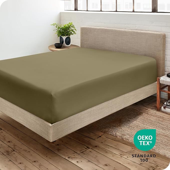 Bare Home Fitted Bottom Sheet Twin Extra Long - Image 4