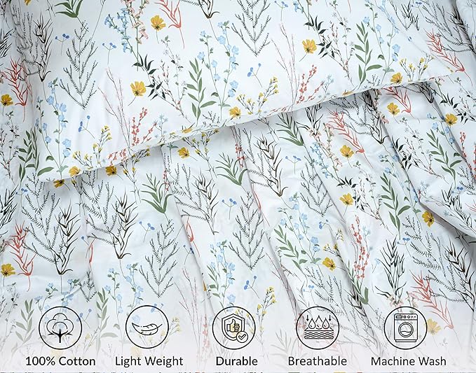 RUVANTI 100% Cotton Sheets – California King Percale Bedding, Cooling & - Image 4