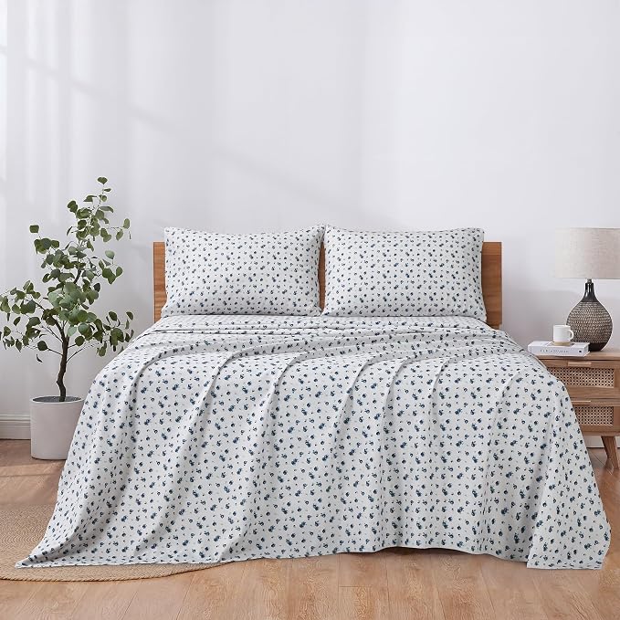 Modern Threads 4-Piece Ultra Soft Microfiber Bed Sheets Set, Wrinkle Free Sheets - Image 3