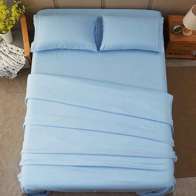 SONORO KATE Bed Sheet Set Super Soft Microfiber 1800 Thread Count Luxury - Image 9
