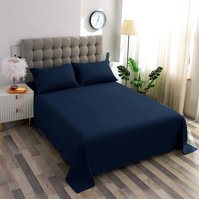 Sfoothome Fitted Sheet Twin XL Size, Brushed Microfiber, Extra Soft and - Image 3
