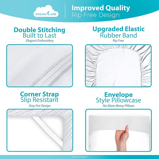 DREAMCARE Full Size Bed Sheet Set - Image 6