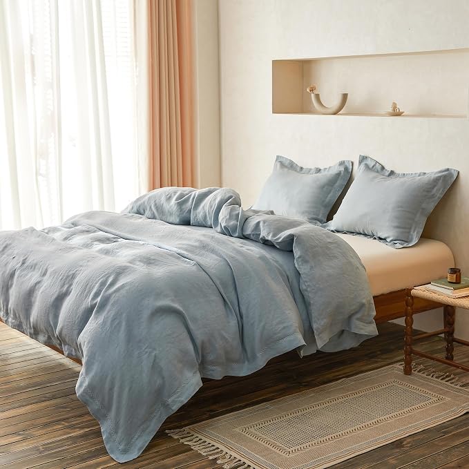 Simple&Opulence 100% Linen Duvet Cover Set - Image 8