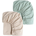 Konssy Muslin Crib Sheets for Girl Boy by Konssy