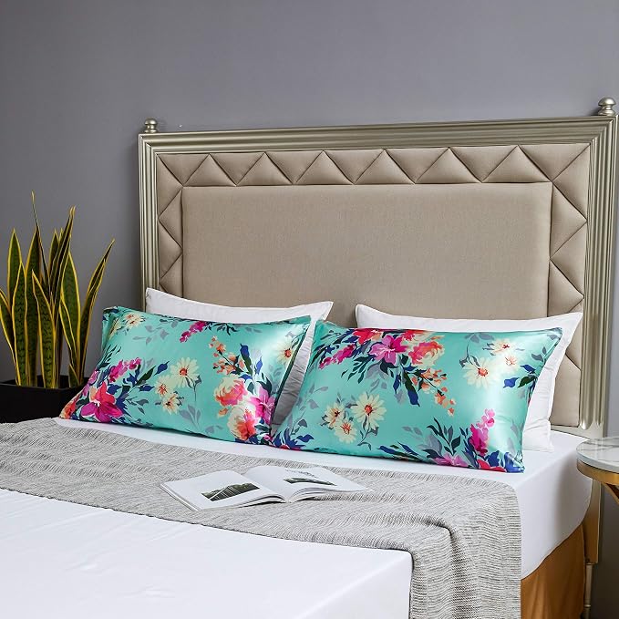 MR&HM Satin Pillowcase for Hair and Skin, Silk Satin Pillowcase 2 Pack - Image 6
