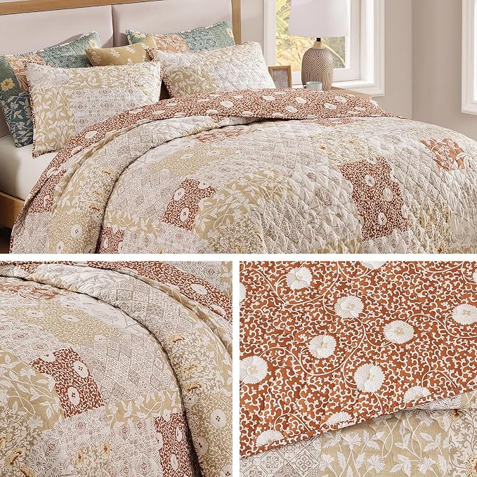 CASAAGUSTO Queen Quilt Set - Image 8