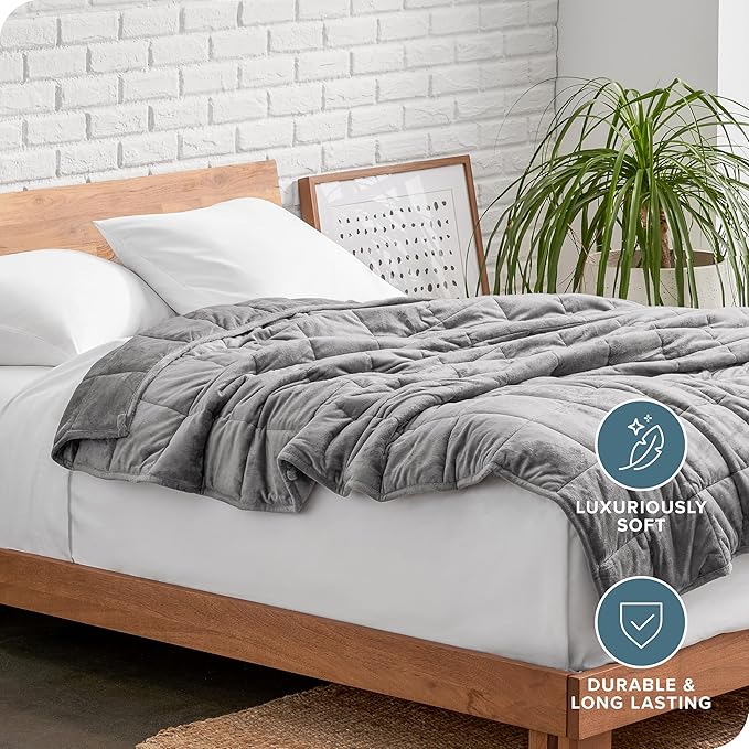 Bare Home Weighted Blanket Queen Size 20lb - Image 5
