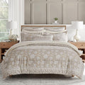 Levtex Home Adare Taupe Reversible Twin/Twin XL Comforter Set by LevtexHome