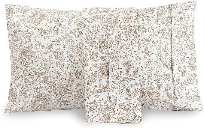 Elegant Comfort Paisley Pattern Pillowcase, 1500 Premium Hotel Quality - Image 2