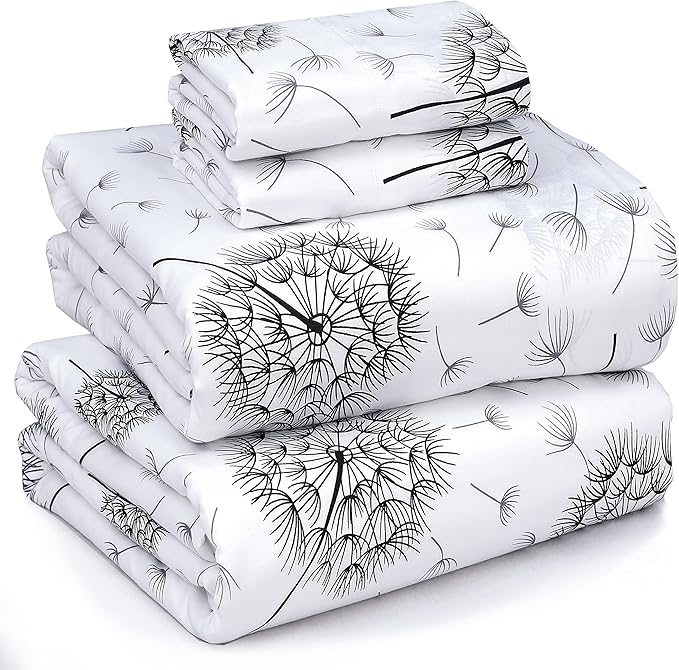 RUVANTI 100% Cotton Sheets – California King Percale Bedding, Cooling & by Ruvanti
