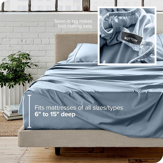 Bare Home California King Sheet Set - Image 5