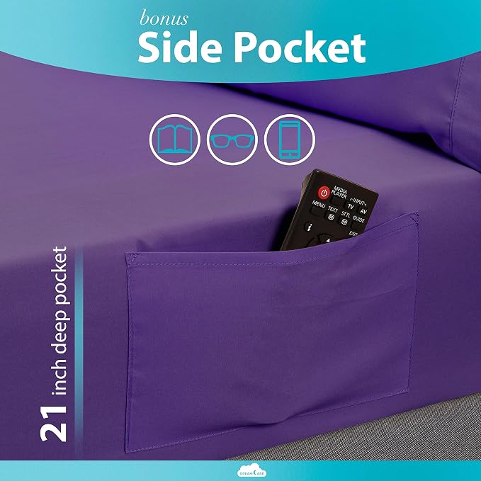DREAMCARE King Fitted Sheet - Image 3