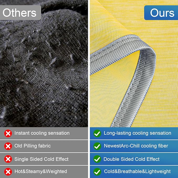 KMUSET Cooling Blanket Twin Size, Lightweight & Breathable Cooling Blanket - Image 6
