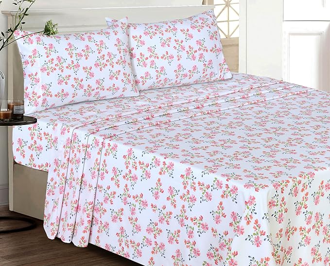 RUVANTI 100% Cotton Sheets – King Size Percale Bedding, Cooling & Breathable - Image 2