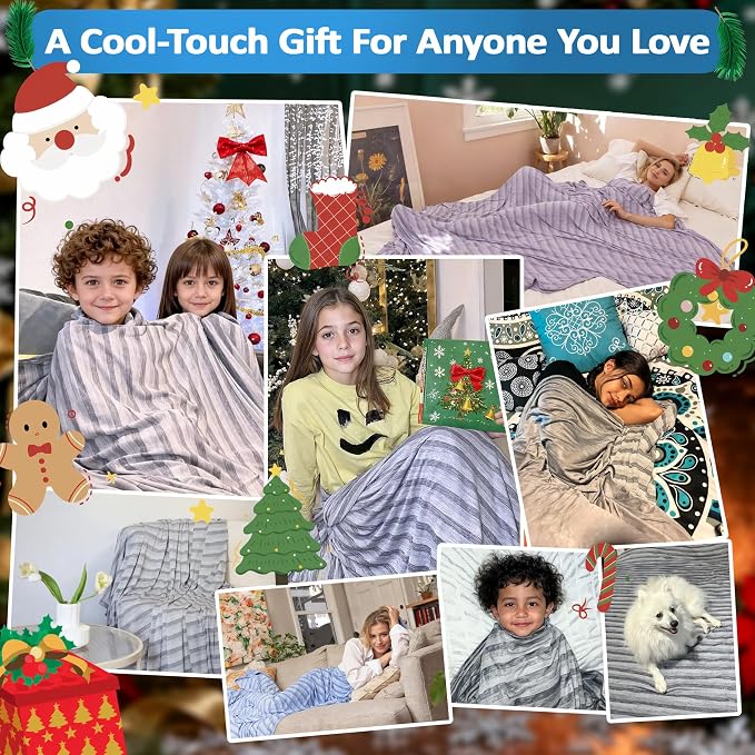 Ailemei Direct Cooling Blanket for Hot Sleepers, Double Sided Cold Effect - Image 5