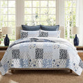 EverGrace Cotton Quilt Set King Size, 100% Cotton Reversible Lightweight by EverGrace