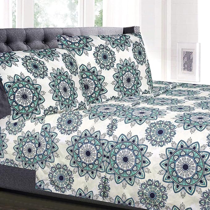 1800 Thread Count Sheet Set – Soft Egyptian Quality Brushed Microfiber Sheets – by SweetHomeCollection