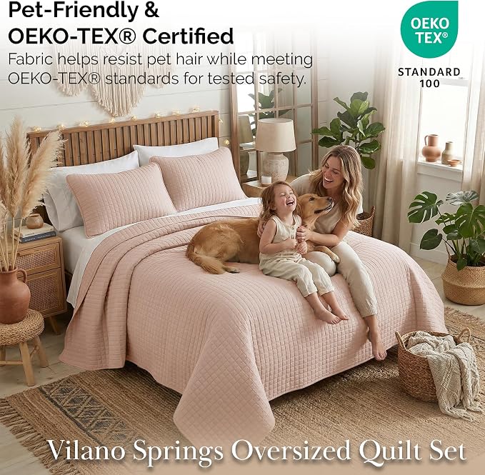 Southshore Fine Living, Inc. Twin Quilt Bedding Set, Stitched Soft Brushed - Image 5