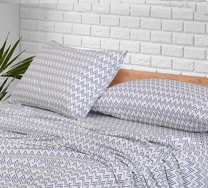 RUVANTI 100% Cotton Sheets – Twin Size Percale Bedding, Cooling & Breathable - Image 7