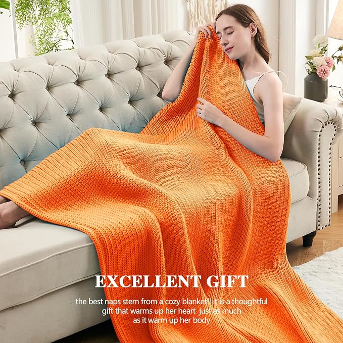 L'AGRATY Knitted Weighted Blanket - Image 6