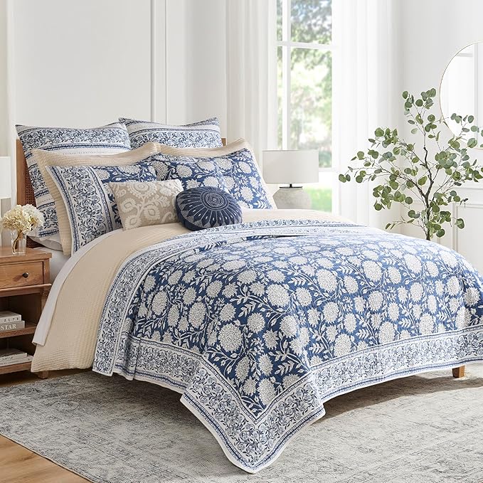 Levtex Home Adare Denim Reversible Twin/Twin XL Quilt Set - Image 2