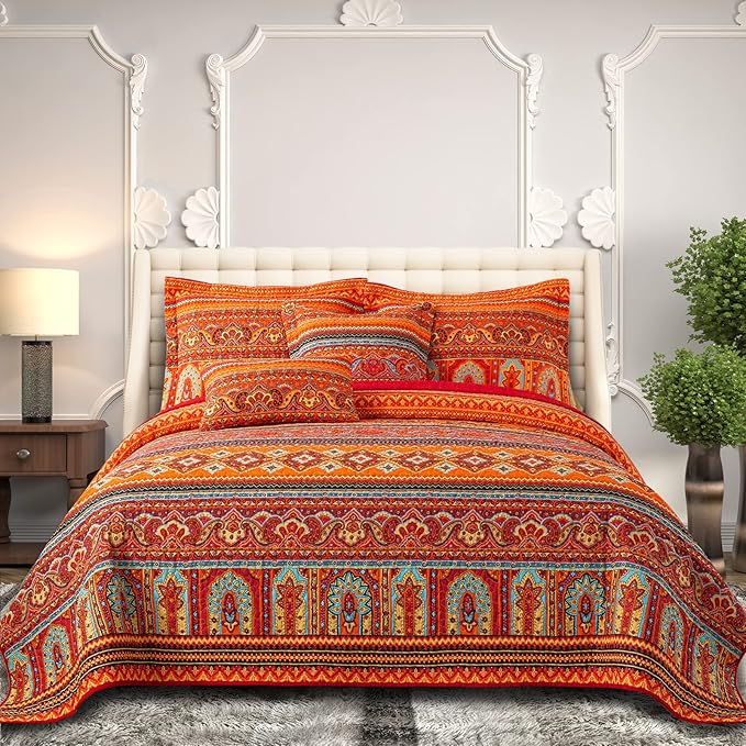BEDIFANY Cotton Twin Size Bedspreads Set by BEDIFANY