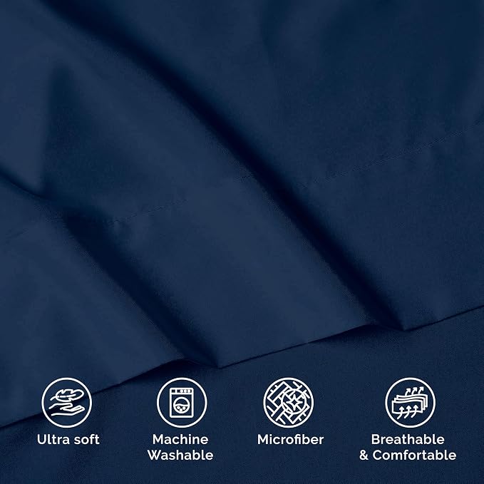 Luxury Flat Sheet on Amazon Elegant Comfort Wrinkle-Free 1500 Premier Hotel - Image 7