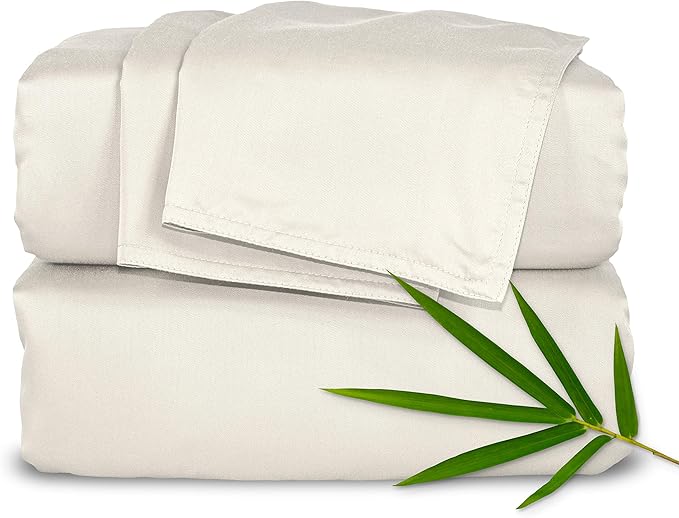 Pure Bamboo Queen Sheets, Genuine 100% Organic Viscose Derived from Bamboo Bed by PureBamboo