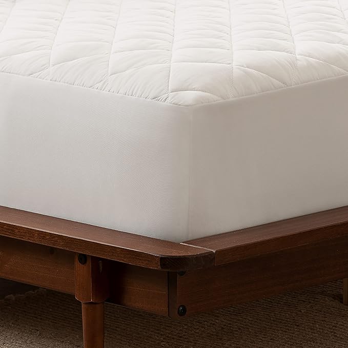 SERTA Power Clean Triple Action Quilted Soft Waterproof Mattress Pad Protector - Image 2