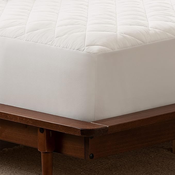 SERTA Power Clean Triple Action Quilted Soft Waterproof Mattress Pad Protector - Image 2