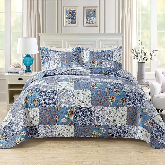 BEDIFANY Quilts Queen Size Bedding Set by BEDIFANY