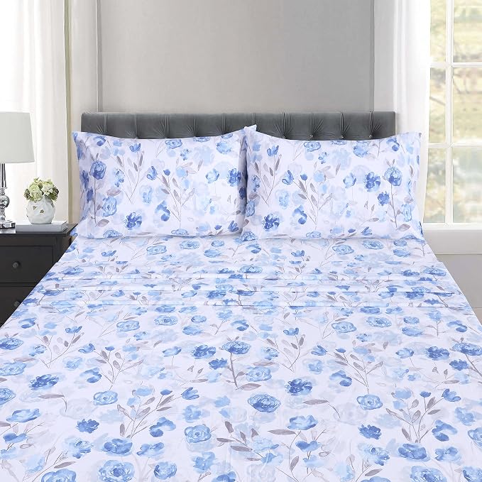 RUVANTI 100% Cotton Sheets – Queen Size Percale Bedding, Cooling & Breathable - Image 5