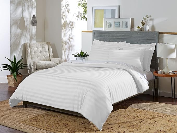 Pure Bamboo Queen Duvet Cover, 3 Piece Set, Genuine 100% Organic Viscose by PureBamboo