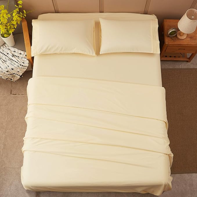 SONORO KATE Bed Sheet Set Super Soft Microfiber 1800 Thread Count Luxury - Image 9