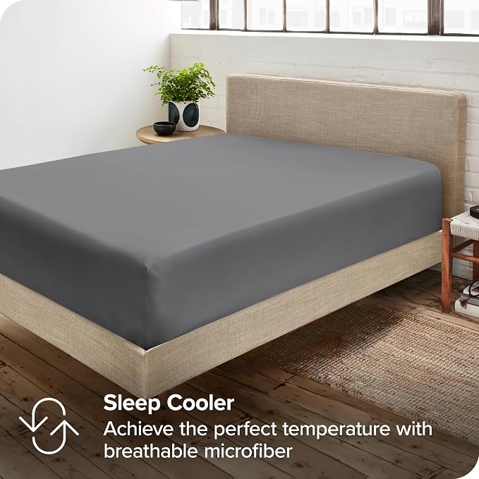 Bare Home 5-Pack Fitted Bottom Ultra-Soft Sheets Full - Image 6