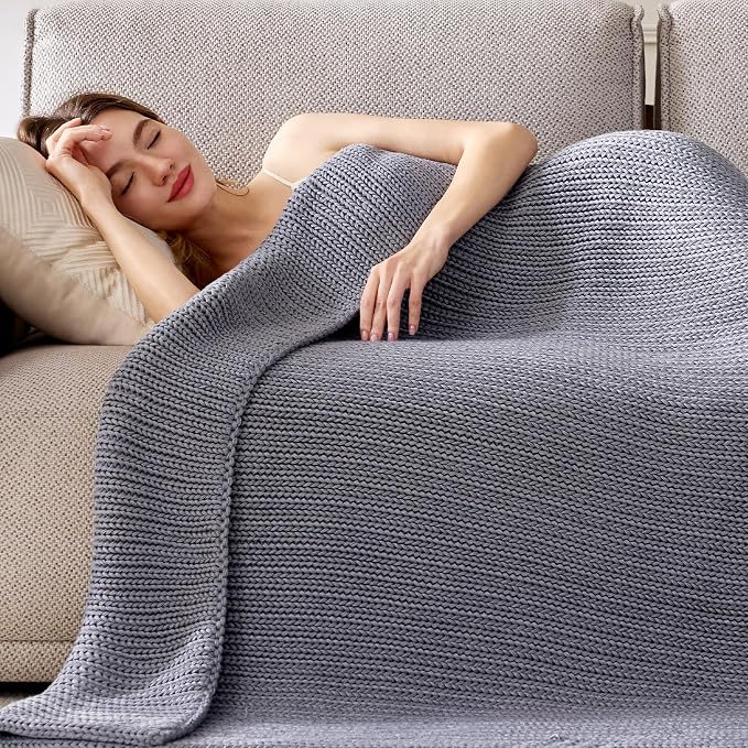 Guohaoi Knitted Weighted Blanket - Image 3