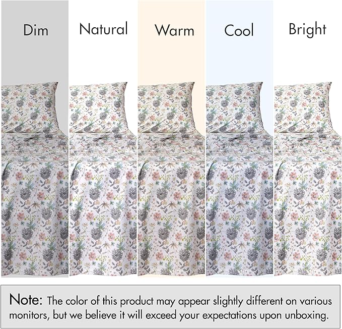 RUVANTI 100% Cotton Sheets – California King Percale Bedding, Cooling & - Image 7