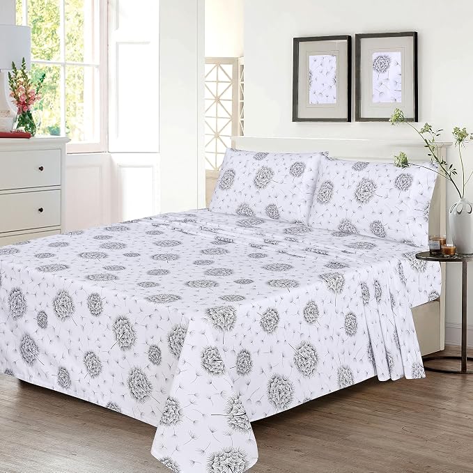 RUVANTI 100% Cotton Sheets – California King Percale Bedding, Cooling & - Image 2